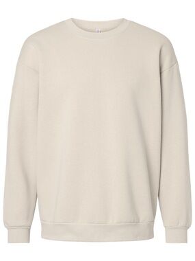 American Apparel Unisex Crewneck Sweatshirt in Bone